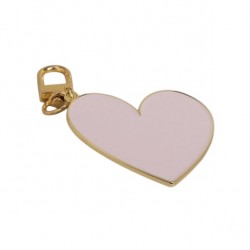 Porte Clés Coeur Rose
