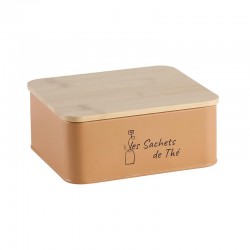 Boîte à thé métal brique –...