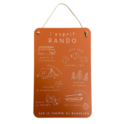 Plaque L'Esprit Rando - Brique