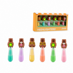 Set de 6 Surligneurs Capybara