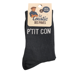 Chaussettes Homme "P'tit con"