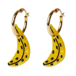 Boucles d'oreilles Banane