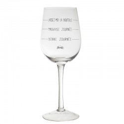 Verre à vin Humeur du jour