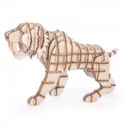 Puzzle 3D tigre en bois –...